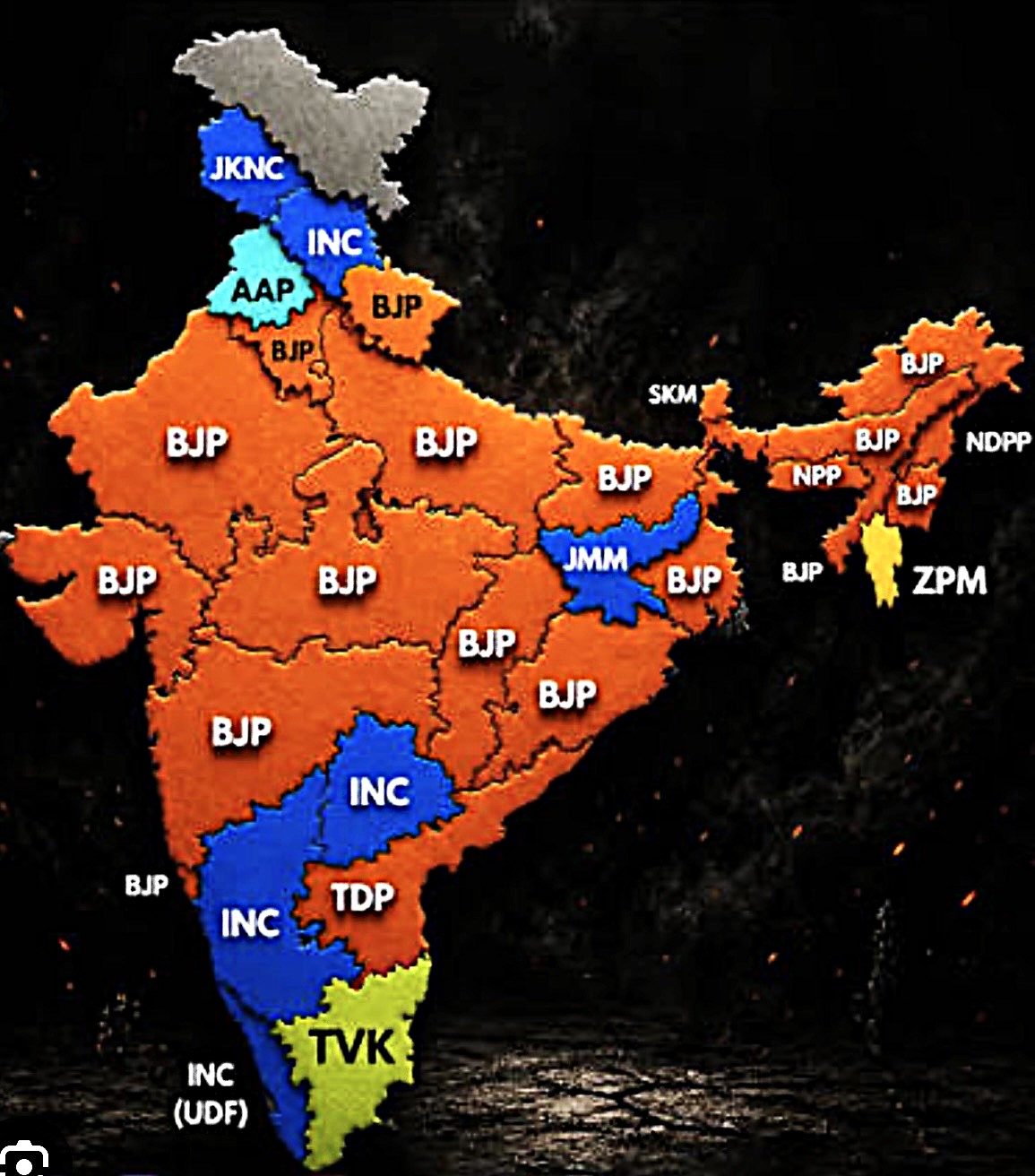 BJP footprint May 2026